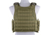 Plate carrier tactic olive green WARZONESHOP