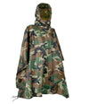 Poncho ploaie Camo MIL-TEC Ripstop Woodland 210x150 cm WARZONESHOP