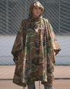 Poncho ploaie Camo MIL-TEC Ripstop Woodland 210x150 cm WARZONESHOP