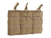 Pouch Triplu Open Top MOLLE 5.56 WARZONESHOP