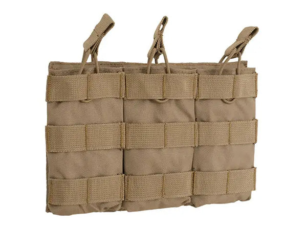 Pouch Triplu Open Top MOLLE 5.56 WARZONESHOP