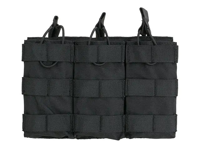Pouch Triplu Open Top MOLLE 5.56 WARZONESHOP