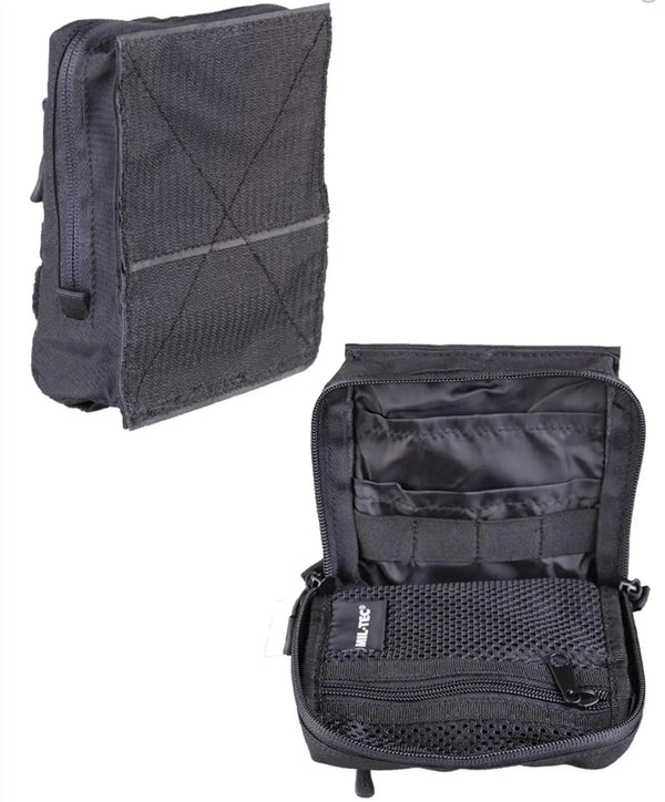 Pouch multifunctional negru velcro MIL-TEC WARZONESHOP