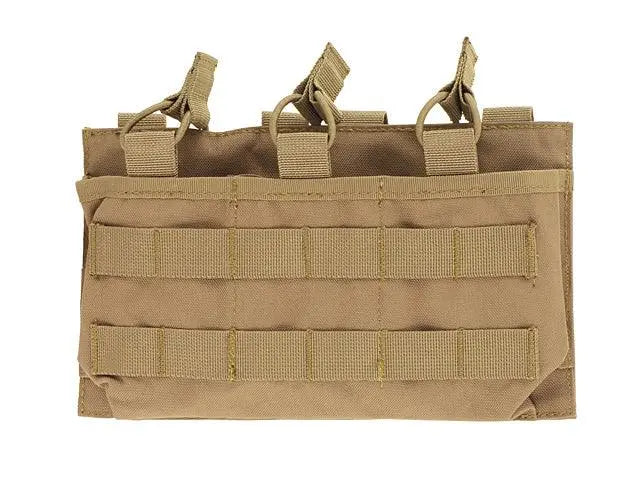 Pouch triplu Open Top 7.62 MOLLE Coyote WARZONESHOP