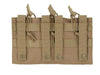 Pouch triplu Open Top 7.62 MOLLE Coyote WARZONESHOP