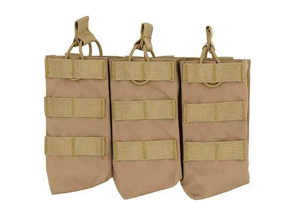 Pouch triplu coyote open top 7.62 WARZONESHOP