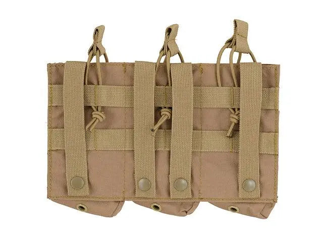 Pouch triplu coyote open top 7.62 WARZONESHOP