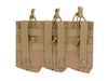 Pouch triplu coyote open top 7.62 WARZONESHOP