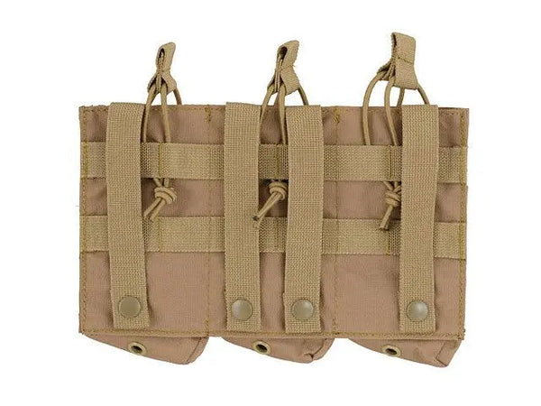 Pouch triplu coyote open top 7.62 WARZONESHOP