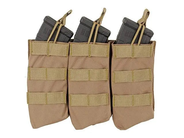 Pouch triplu coyote open top 7.62 WARZONESHOP