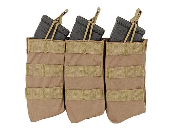 Pouch triplu coyote open top 7.62 WARZONESHOP