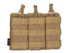 Pouch triplu open top 5.56 molle CORDURA WARZONESHOP