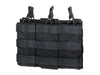 Pouch triplu open top 5.56 molle CORDURA WARZONESHOP