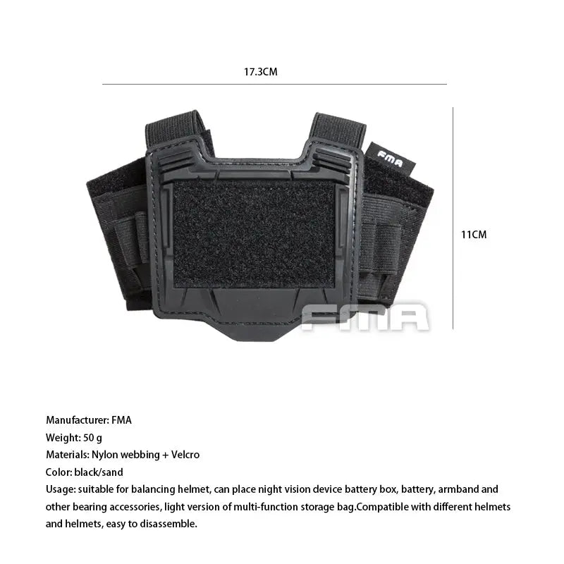 Pouch velcro pentru casca FMA WARZONESHOP
