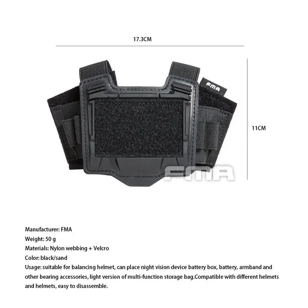 Pouch velcro pentru casca FMA WARZONESHOP