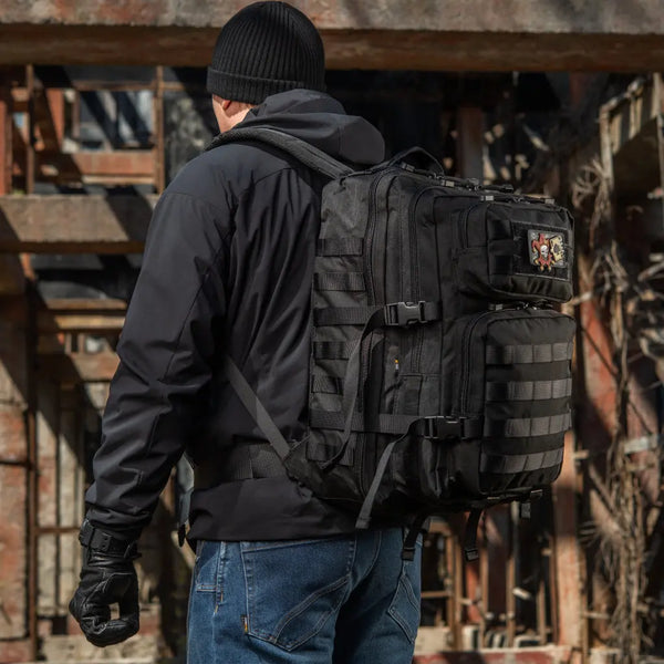 Rucsac tactic negru 36l molle M-TAC WARZONESHOP