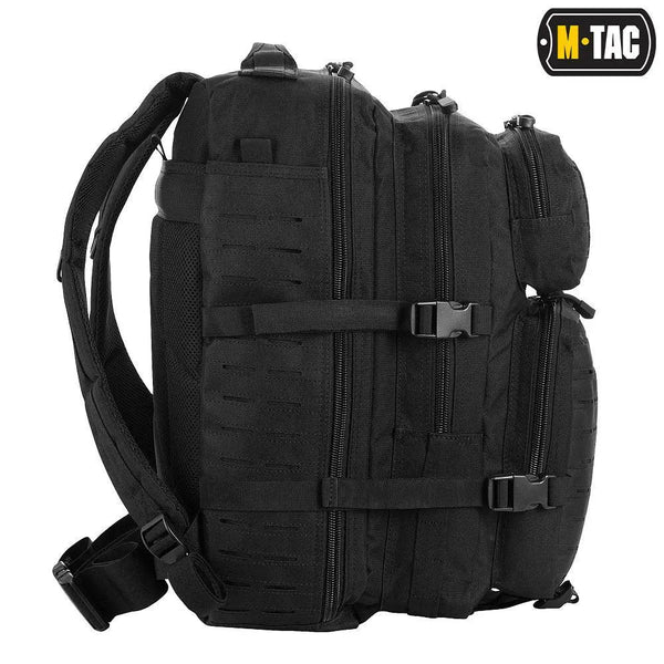 Rucsac tactic negru 36l molle laser-cut M-TAC WARZONESHOP
