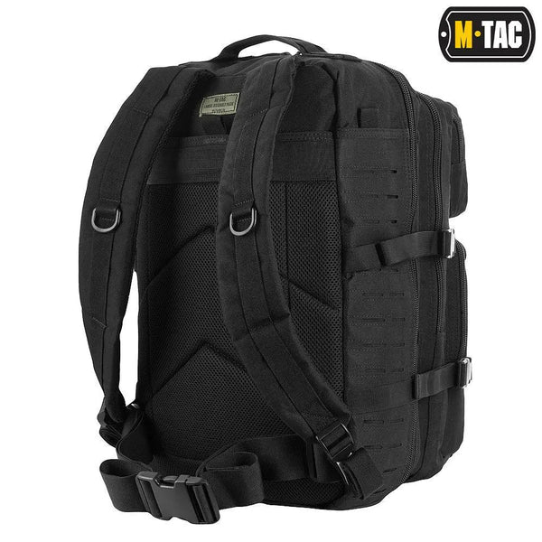 Rucsac tactic negru 36l molle laser-cut M-TAC WARZONESHOP