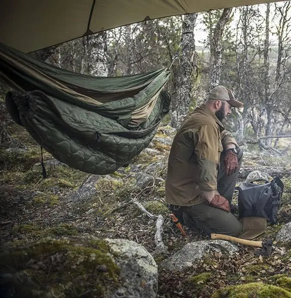 SWAGMAN ROLL® Poncho Basic Coyote Helikon-Tex® WARZONESHOP