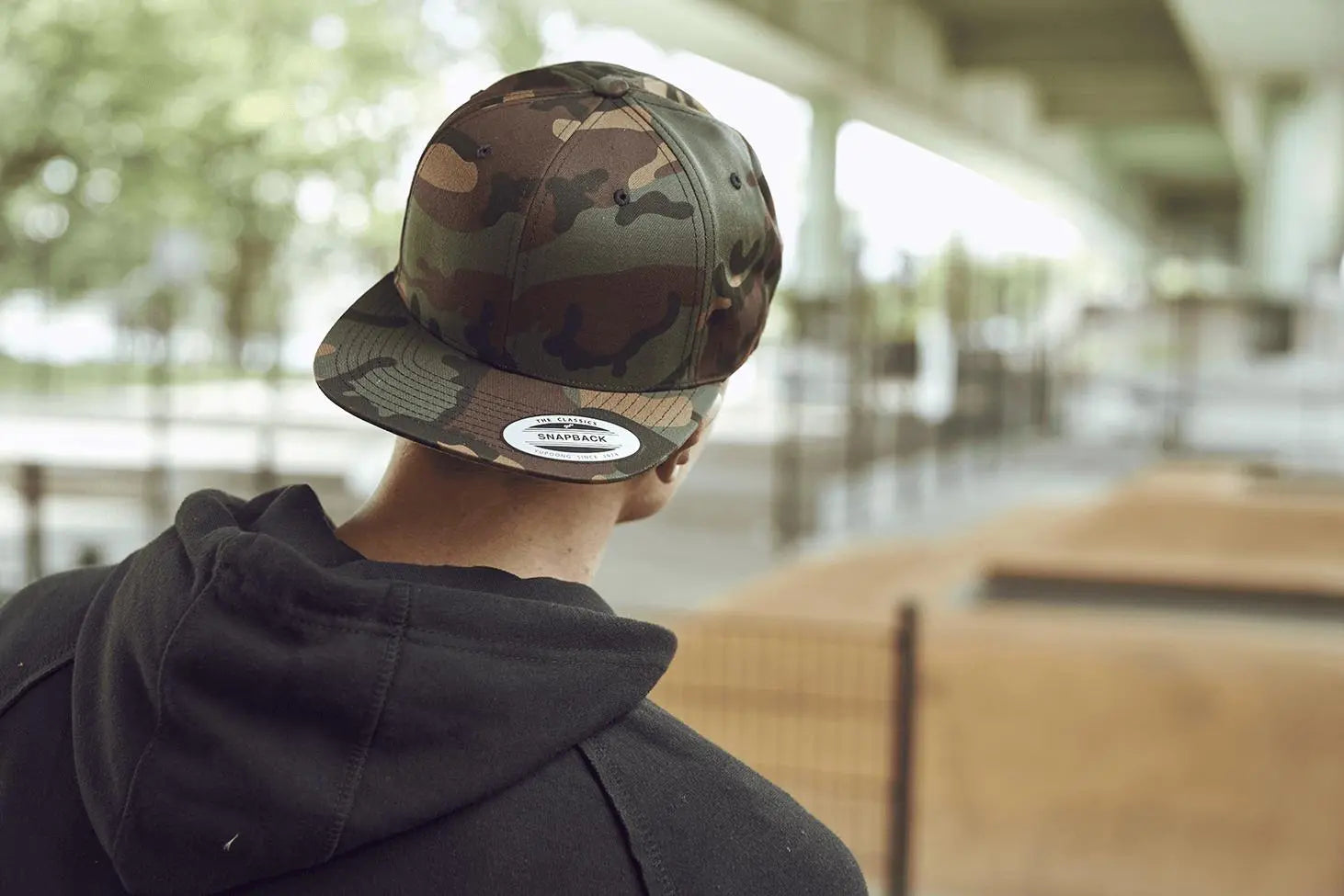 Sapca Classic Snapback camuflaj Woodland WARZONESHOP
