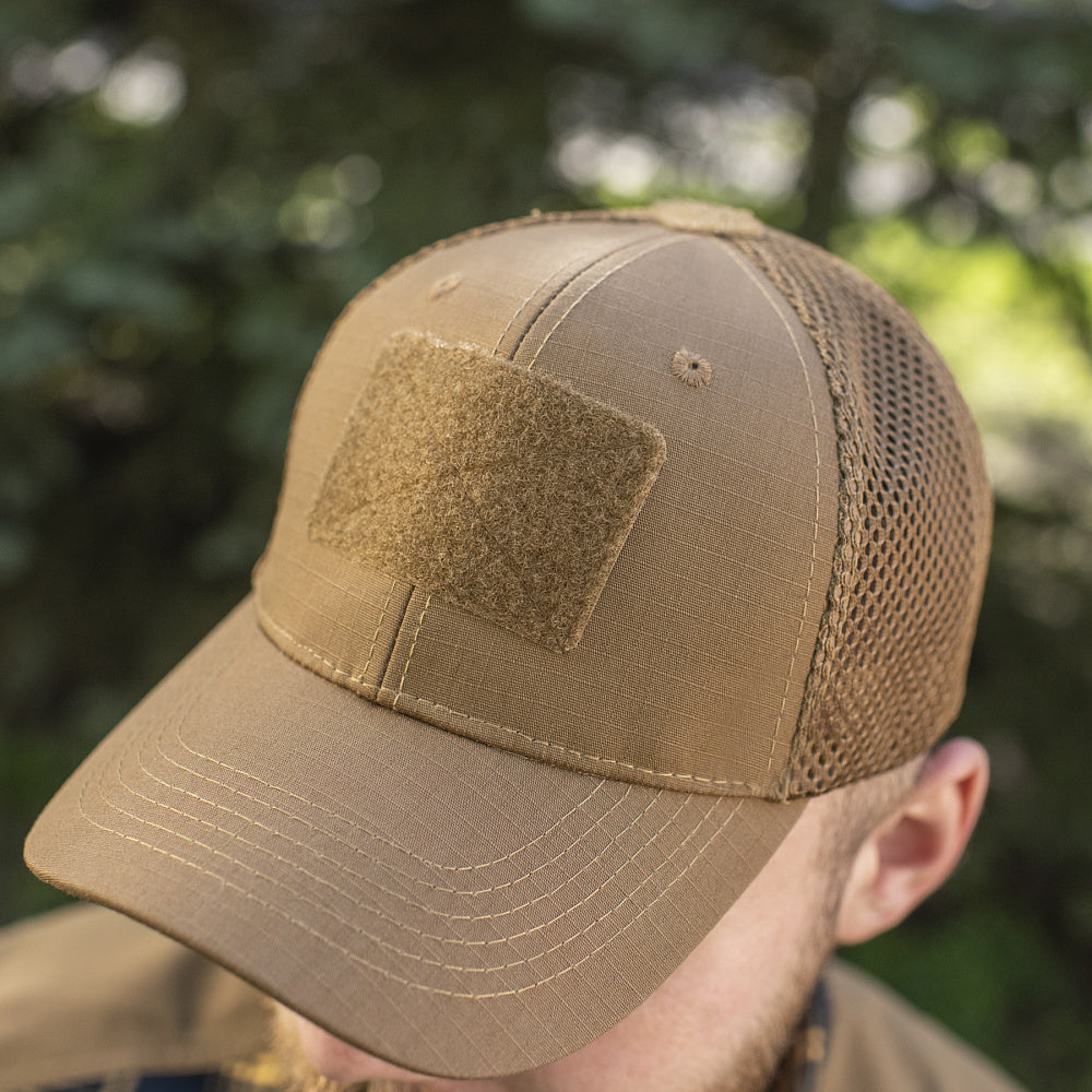 Sapca tactica trucker M-Tac Mesh Flex Ripstop Baseball Cap cu velcro WARZONESHOP