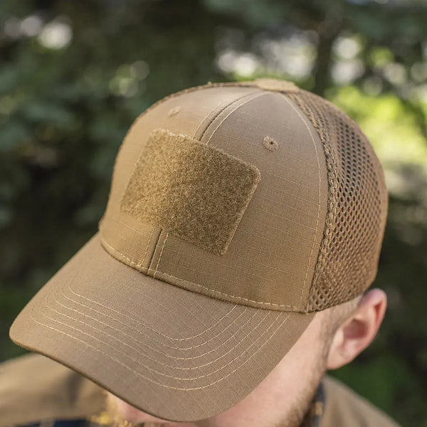 Sapca tactica trucker M-Tac Mesh Flex Ripstop Baseball Cap cu velcro WARZONESHOP