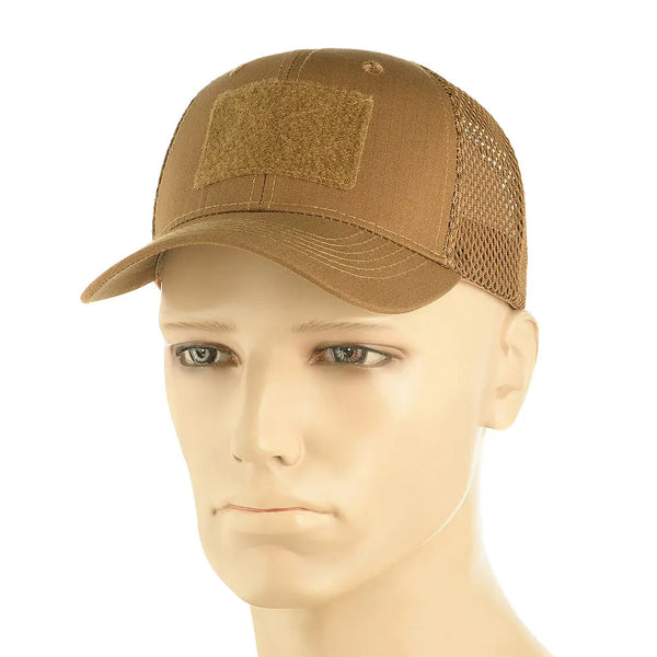 Sapca tactica trucker M-Tac Mesh Flex Ripstop Baseball Cap cu velcro WARZONESHOP