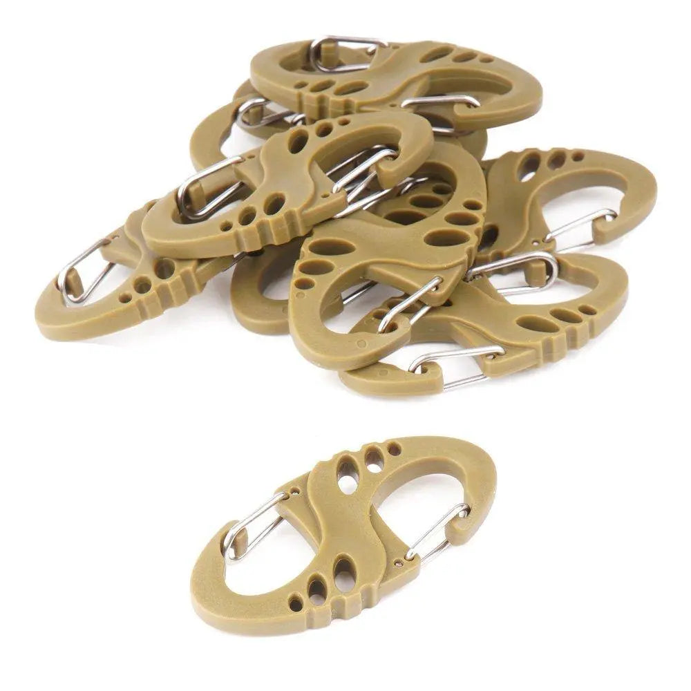 Set 10 carabine S Hook Mil-Tec WARZONESHOP