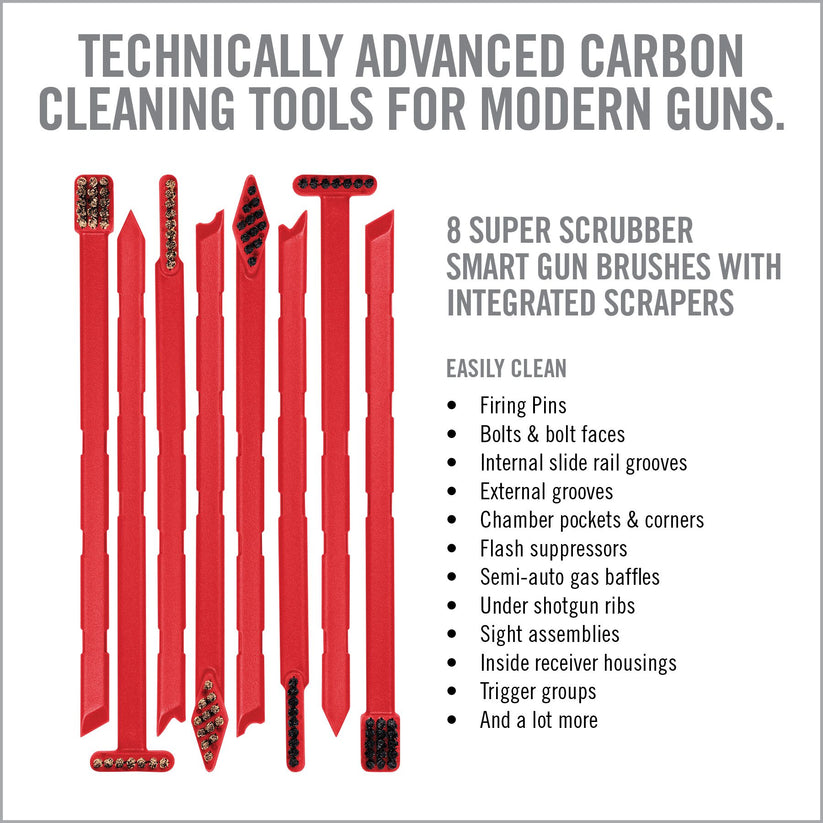 Set SMART BRUSH® REAL AVID - 8 perii curatare arme WARZONESHOP