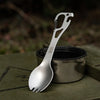 Set Tacam M-Tac Spork cu Carabiniera – Ideal pentru Drumetii si Calatorii WARZONESHOP
