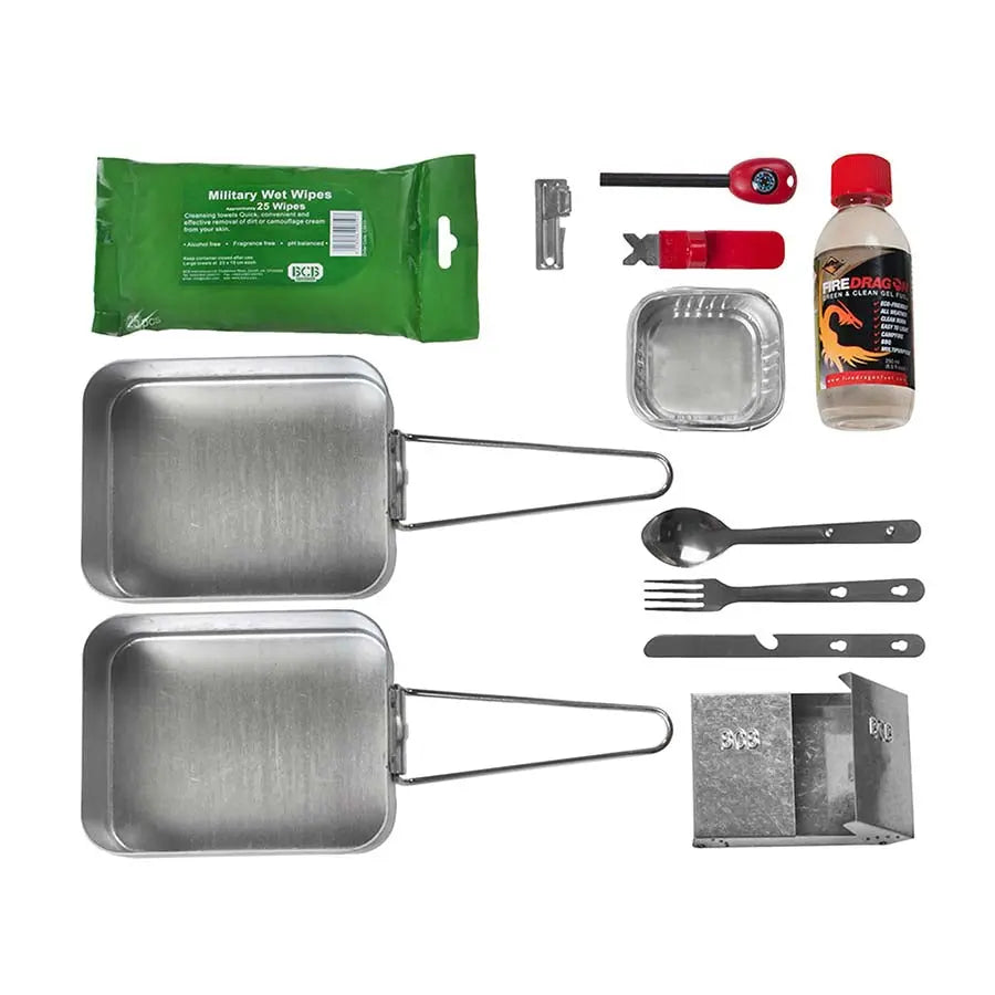 Set de Gatit Portabil BCB – Usor si Compact pentru Camping si Drumetii WARZONESHOP