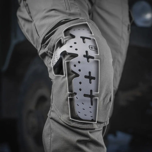 Set protectii gri genunchi M-TAC WARZONESHOP