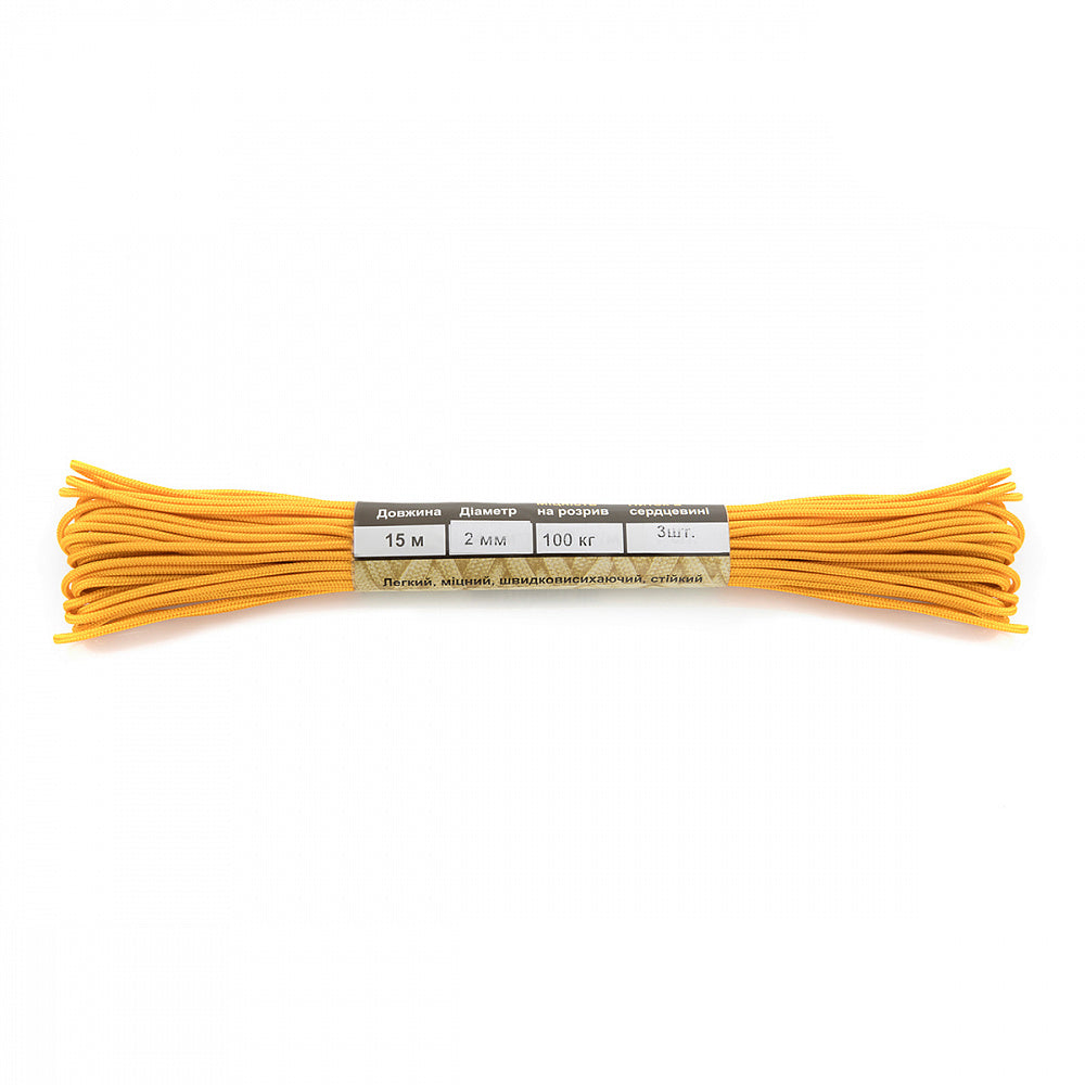 Sfoara paracord minicord Goldenrod 15m M-TAC WARZONESHOP