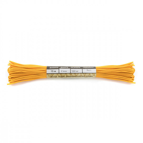 Sfoara paracord minicord Goldenrod 15m M-TAC WARZONESHOP