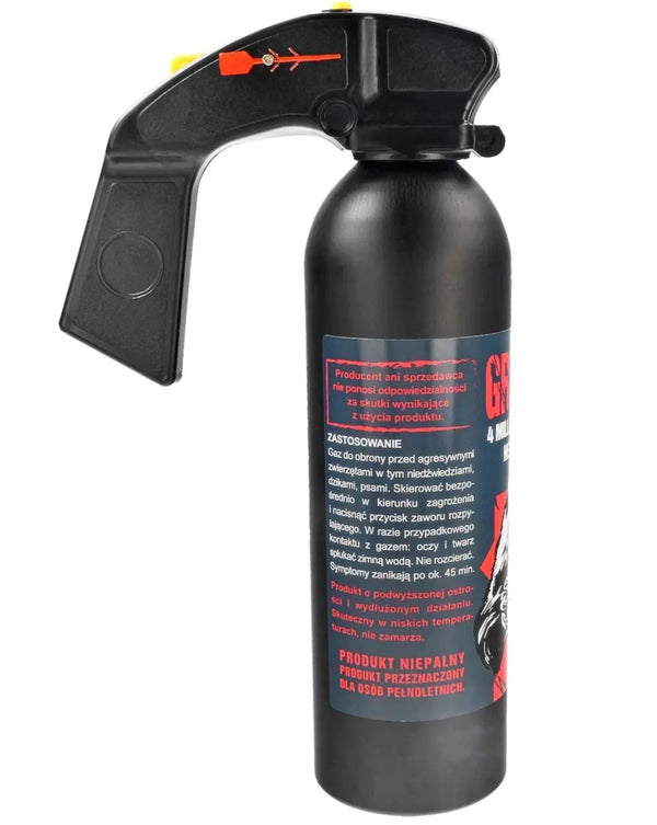 Spray autoaparare URS Sharg Grizzly Gel Pepper Spray 4mln SHU, 26.4% OC, 400ml WARZONESHOP