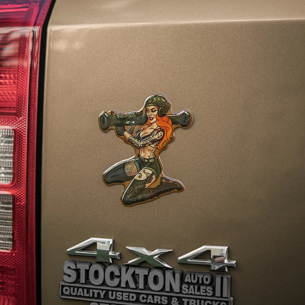 Sticker Army M-TAC Tactical Girl AT4 WARZONESHOP