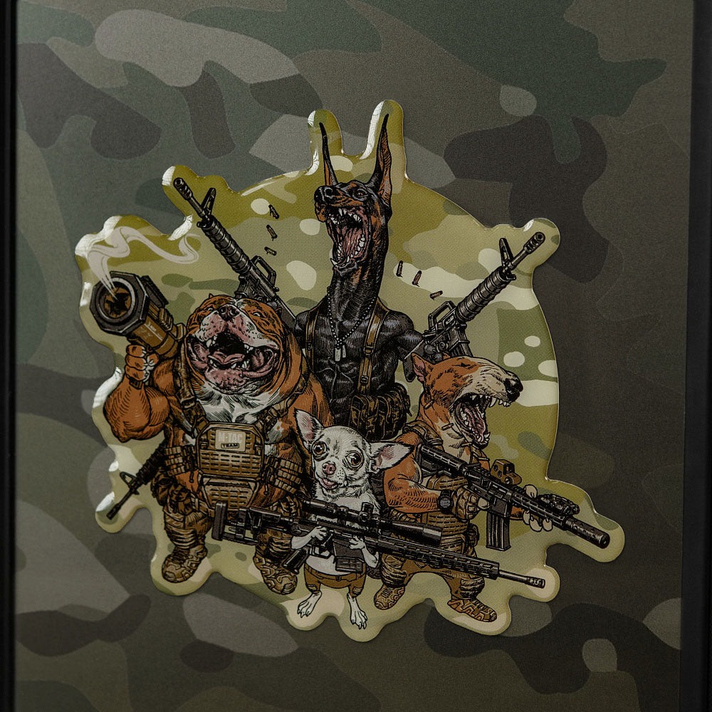 Sticker army 3D M-Tac REX Team WARZONESHOP