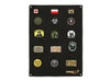 Suport velcro negru patch-uri 45x60 cm WARZONESHOP