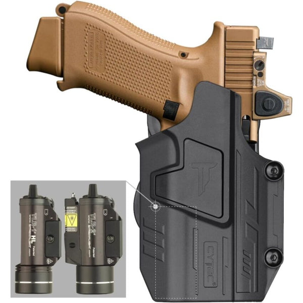 Toc Universal CYTAC Mega-Fit pentru Pistol cu Lanterna TLR-1/TLR-2 WARZONESHOP