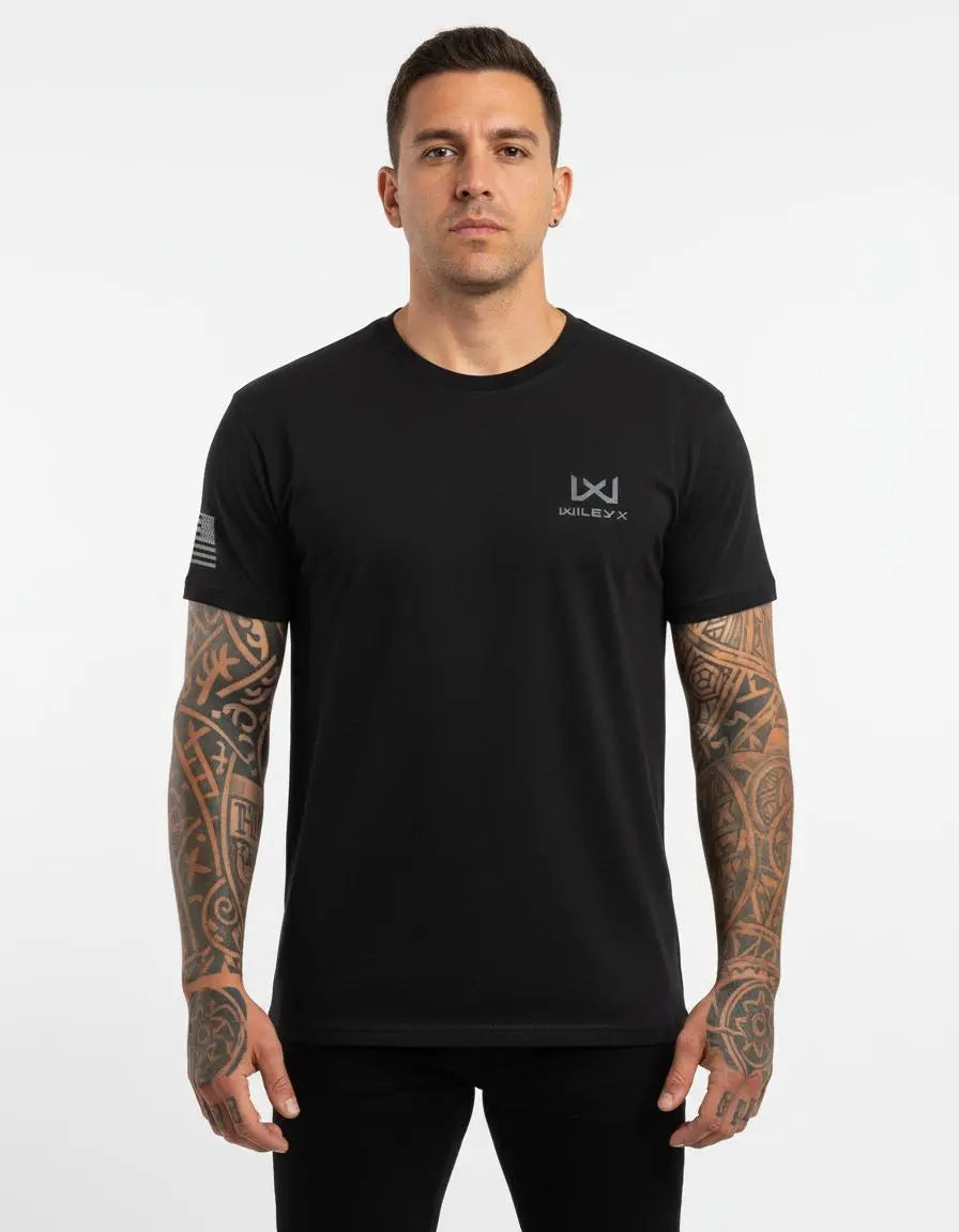Tricou Canyon Onyx Black WILEY X WARZONESHOP