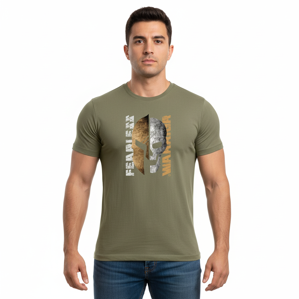 Tricou Fearless Warrior olive Pentagon WARZONESHOP
