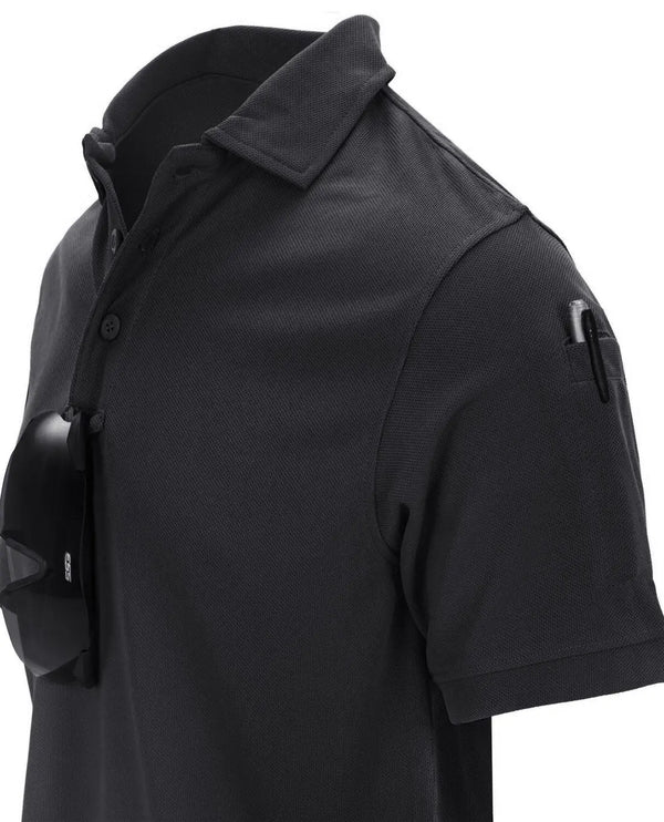 Tricou POLO UTL TOPCOOL® Helikon-Tex® negru WARZONESHOP