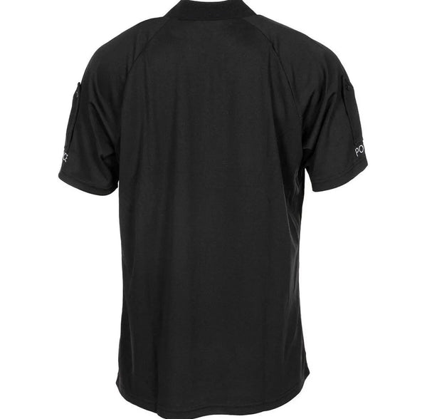 Tricou Polo Negru Surplus Militar Politia Britanica - S WARZONESHOP