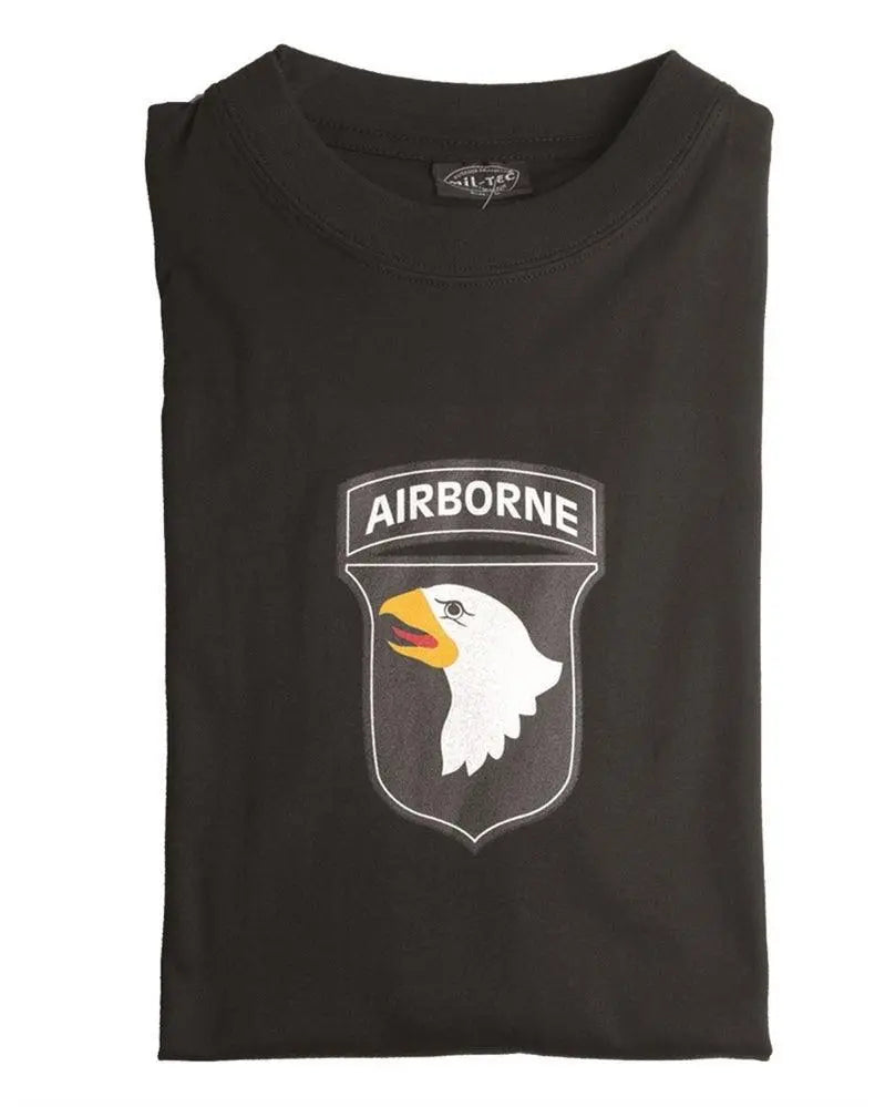 Tricou army AIRBORNE negru WARZONESHOP