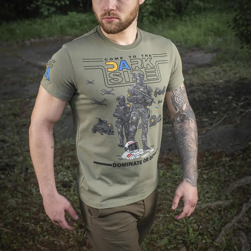 Tricou army DARK SIDE olive M-TAC WARZONESHOP