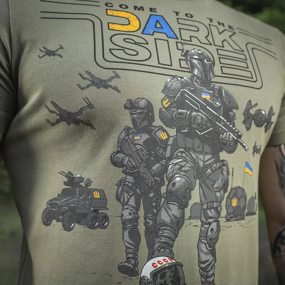 Tricou army DARK SIDE olive M-TAC WARZONESHOP