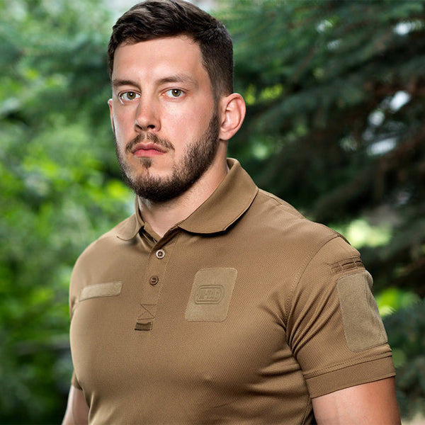 Tricou polo Elite Tactical Coolmax® M-TAC - coyote WARZONESHOP
