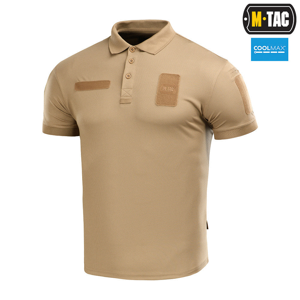 Tricou polo Elite Tactical Coolmax® M-TAC - coyote WARZONESHOP
