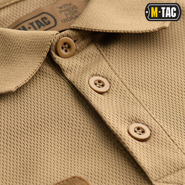Tricou polo Elite Tactical Coolmax® M-TAC - coyote WARZONESHOP