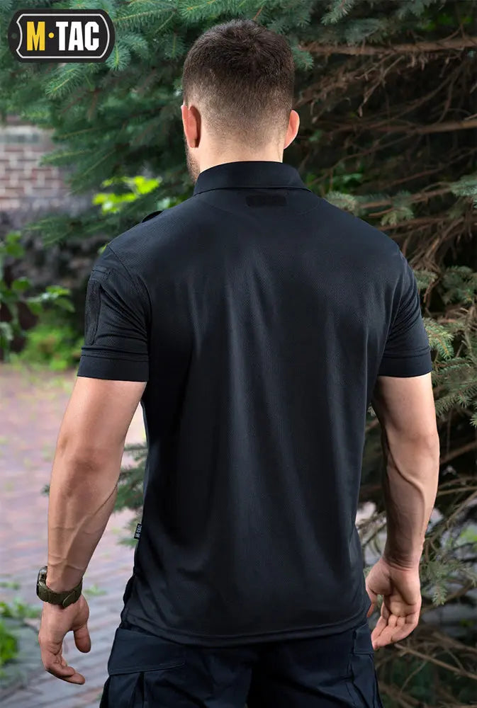 Tricou polo Elite Tactical Coolmax® navy blue M-TAC WARZONESHOP